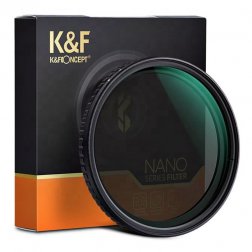 K&F Concept Variable ND Filter Nano X Fader (ND8-ND128) 55mm