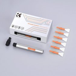 K&F Concept Versatile Cleaning Kit - 16mm Camera APS-C Sensor Cleaning Swab Kit + Cleaning Pen + Liquid (20ml)