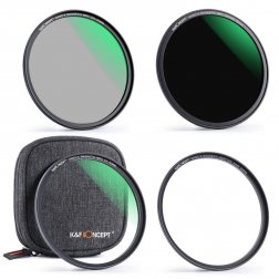 K&F Concept Magnetic Filter Kit (UV+CPL+ND1000) 77mm